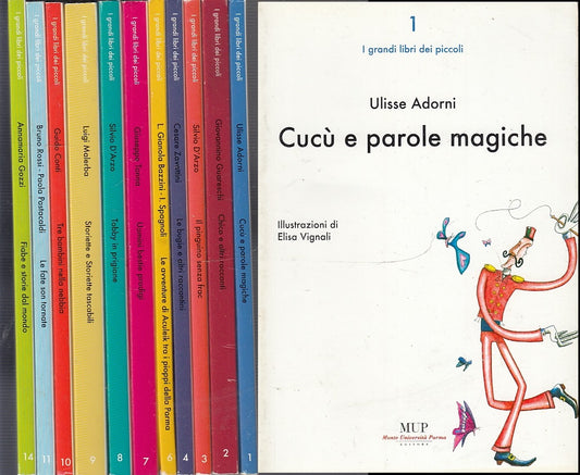 LB- I GRANDI LIBRI DEI PICCOLI 1/14 LOTTO 11 VOLUMI -- MUP --- 2004- B- YDS713