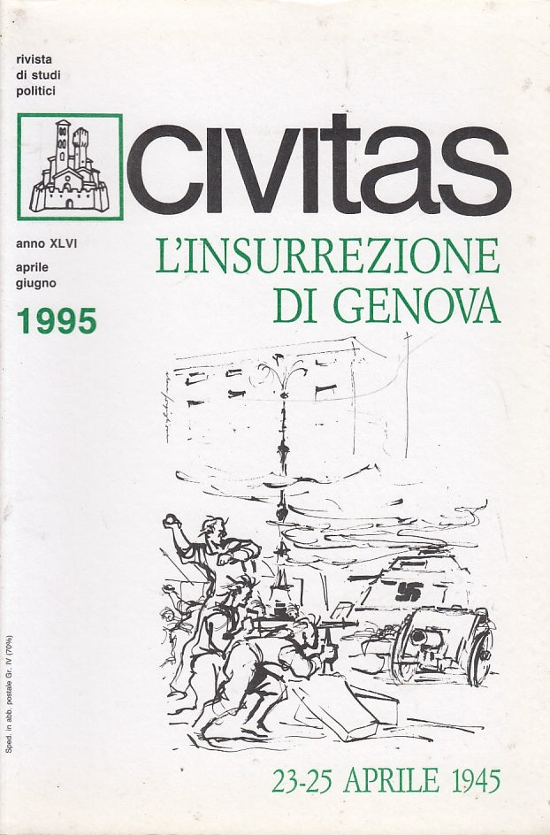 LS- CIVITAS L'INSURREZIONE DI GENOVA - PAOLO EMILIO TAVIANI ---- 1995- B- XFS44