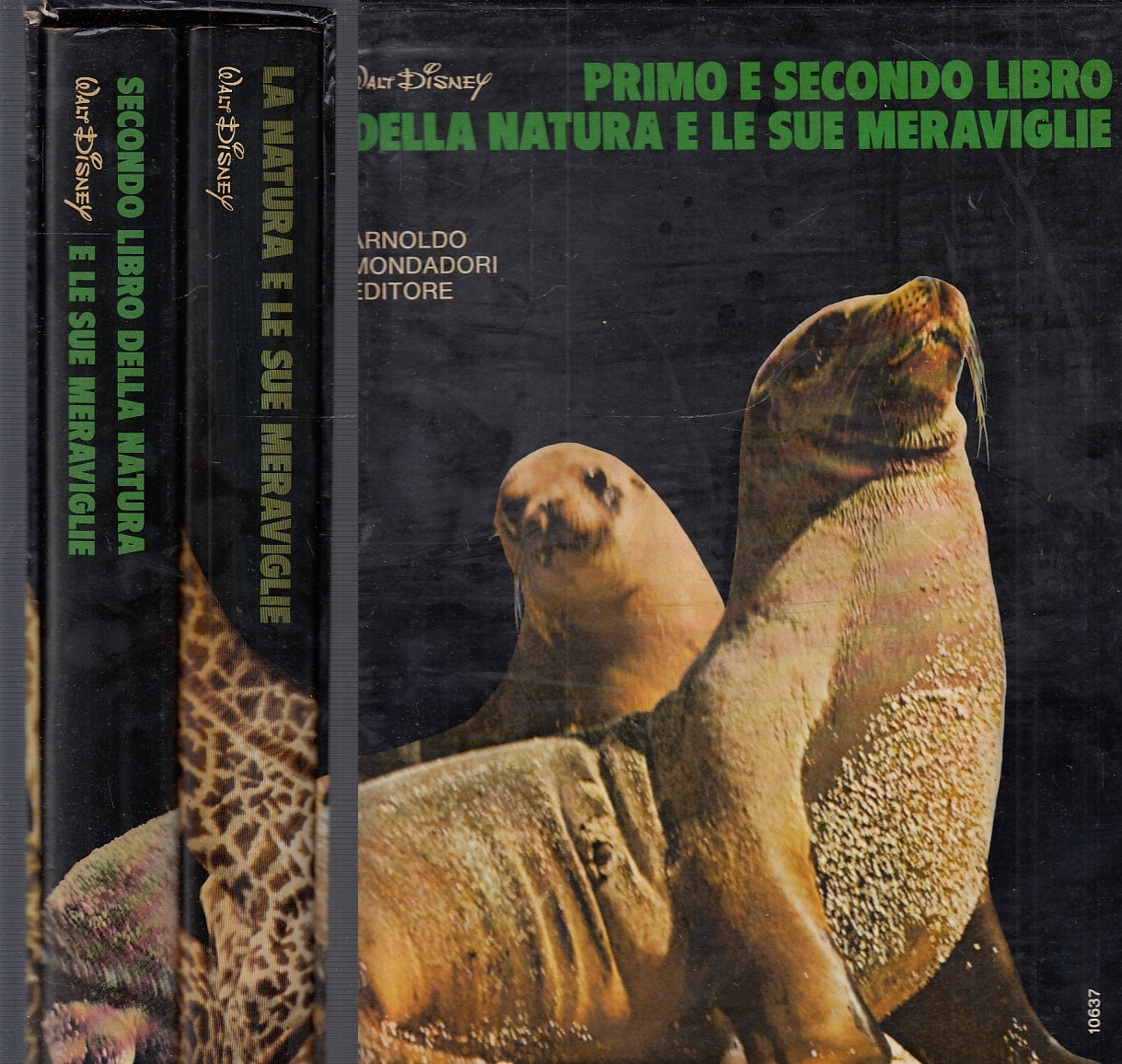 LZ- PRIMO E SECONDO LIBRO NATURA E SUE MERAVIGLIE -- DISNEY --- 1972- CS- YFS433