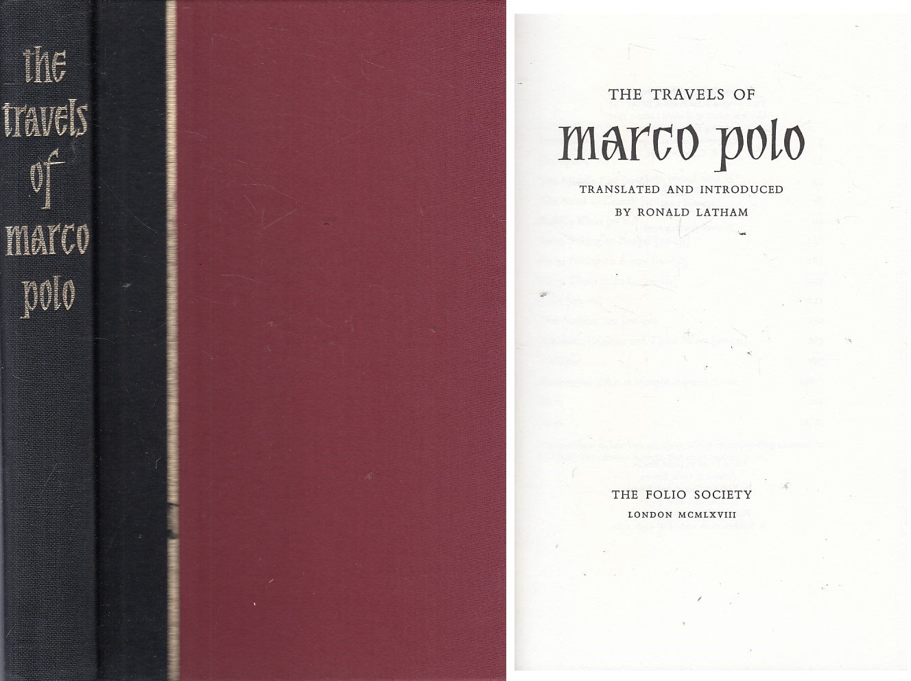 LS- THE TRAVELS OF MARCO POLO IN ENGLISH - LATHAM - LONDON --- 1999 - C - YFS43