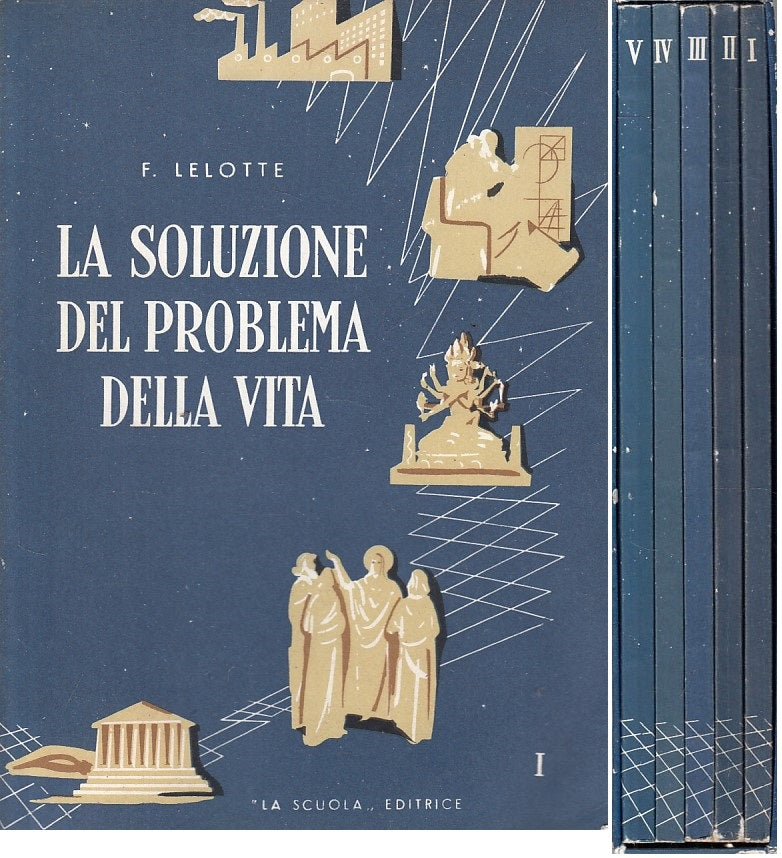 LS- SOLUZIONE PER PROBLEMA DELLA VITA 5 VOLL -- LA SCUOLA --- 1951 - B - YFS166