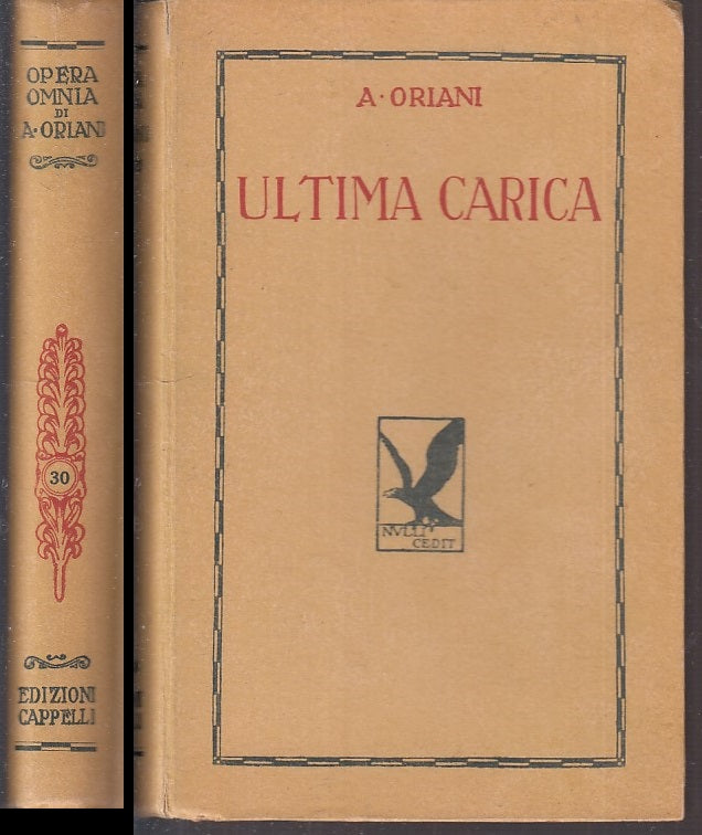 LS- ULTIMA CARICA - ALFREDO ORIANI BENITO MUSSOLINI - CAPPELLI--- 1933- C- MLT2