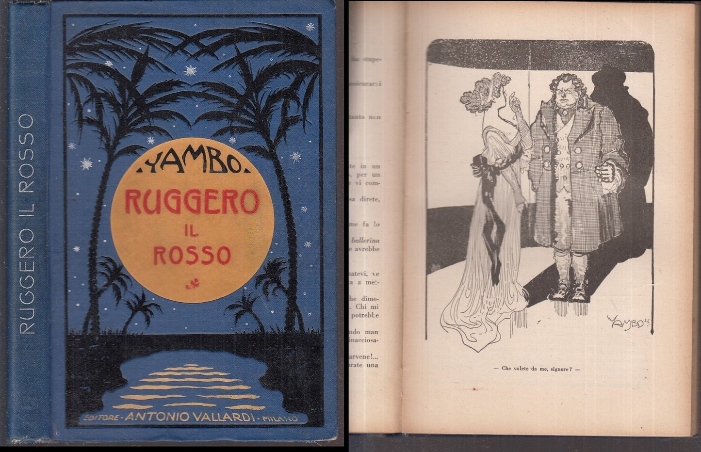 LB- RUGGERO IL ROSSO STORIA DI UN BRIGANTE - YAMBO - VALLARDI - 1930- C- XFS43