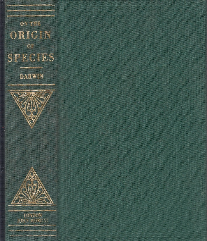 LZ- THE ORIGIN OF SPECIES- CHARLES DARWIN- JOHN MURRAY SCHERING--- 1859- C-XFS61