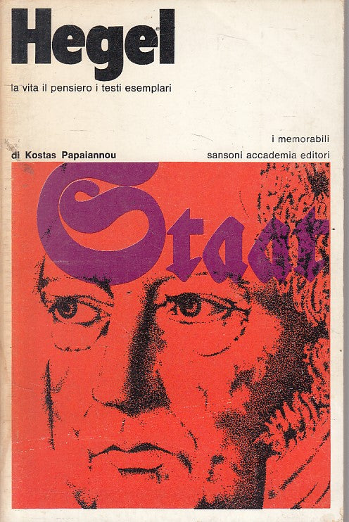 LS- HEGEL VITA PENSIERO TESTI ESEMPLARI -- SANSONI --- 1970 - B - ZFS648