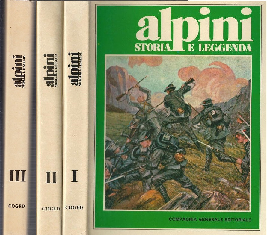 LS- ALPINI STORIA E LEGGENDA I,II,III -- COMPAGNIA GENERALE--- 1981- CS- YFS508