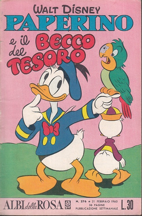 FD- ALBI DELLA ROSA N.276 -- DISNEY MONDADORI - 1960 - S - RDX