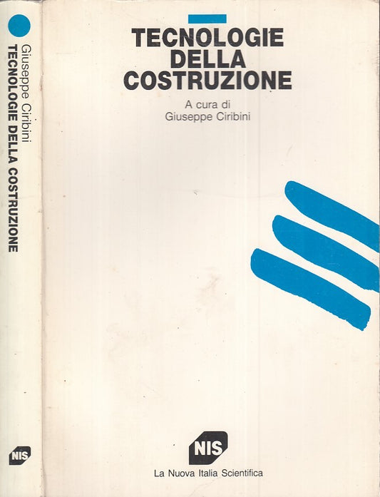 LZ- TECNOLOGIE DELLA COSTRUZIONE-- LA NUOVA ITALIA SCIENTIFICA--- 1992- B- XFS15