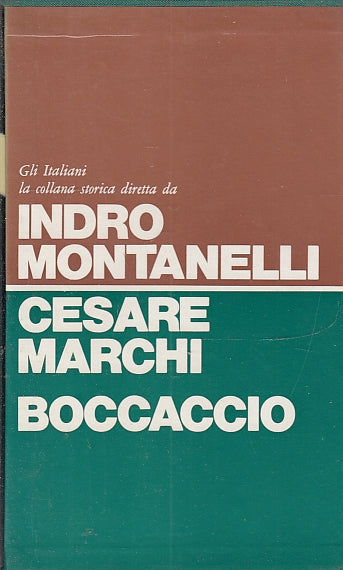 LS- BOCCACCIO- CESARE MARCHI- RIZZOLI- GLI ITALIANI MONTANELLI-- 1975- C- ZFS178