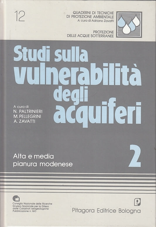 LZ- STUDI SULLA VULNERABILITA' DEGLI ACQUIFERI 2 -- PITAGOR A--- 1994- V- YFS534