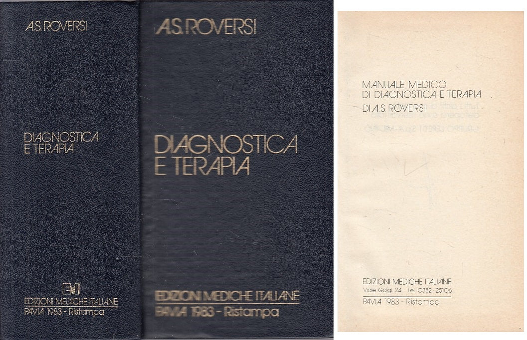 LZ- DIAGNOSTICA E TERAPIA - ROVERSI - MEDICHE ITALIANE --- 1983 - C - YFS481