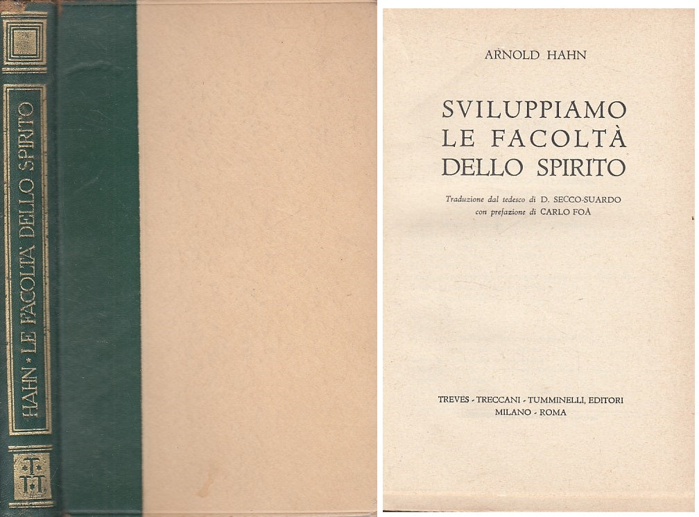 LS- SVILUPPIAMO FACOLTA' SPIRITO - HAHN - TREVES TRACCANI --- 1932 - C - ZFS451