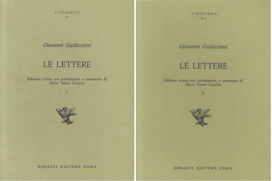 LS- LE LETTERE 2 VOLUMI - GUIDICCIONI - BONACCI - IPPOGRIFO-- 1979  - B - ZFS436