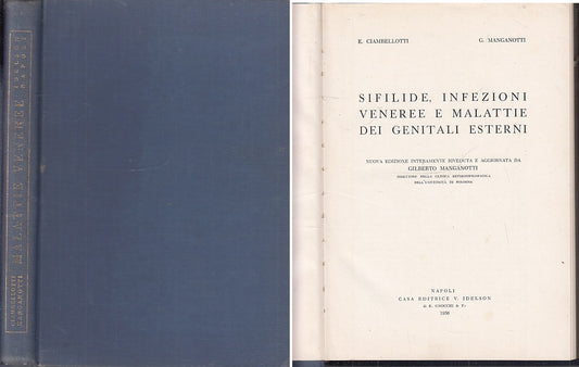 LQ- SIFILIDE INFEZIONI VENEREE MALATTIE GENITALI- CIAMBELLOTTI---- 1956- C-XFS65