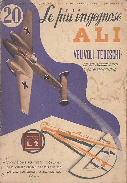 LM- ALI VELIVOLI TEDESCHI DA BOMBARDAMENTO E DA RICOGNIZIONE ----- 1942- B- MLT4