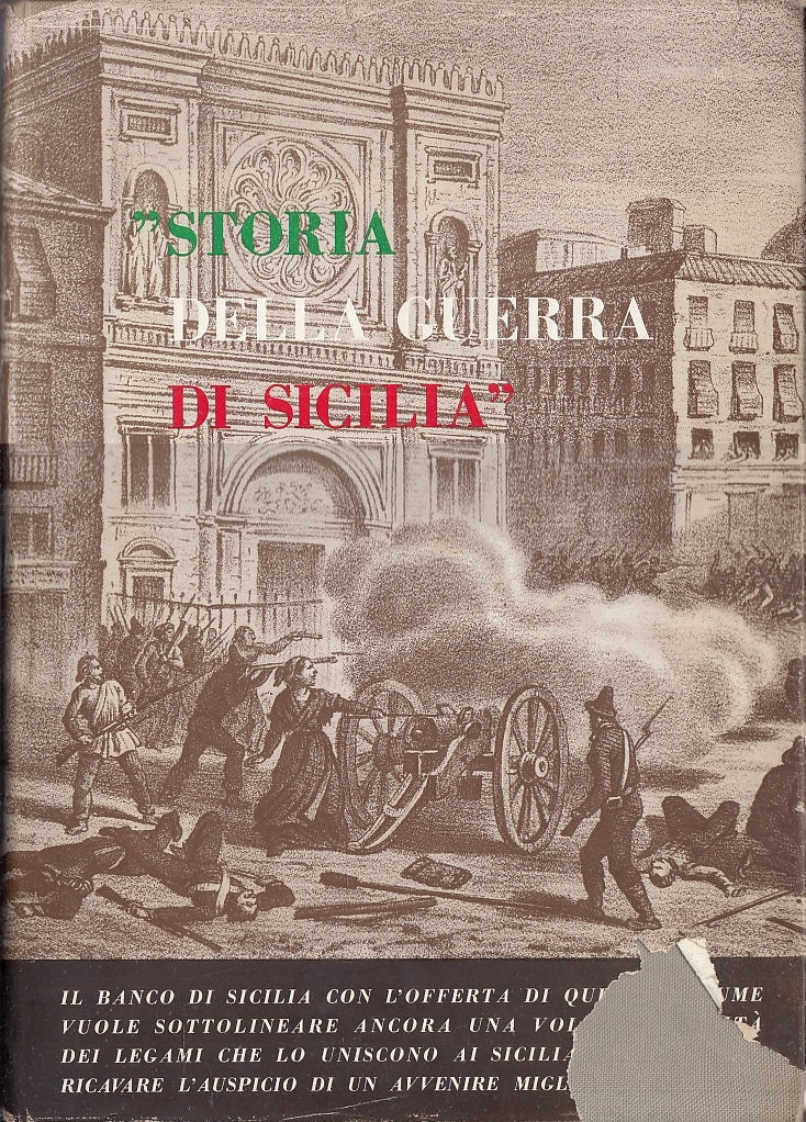 LS- STORIA DELLA GUERRA DI SICILIA -- FOND. IGNAZIO MORMINO --- 1960- CS- YFS640