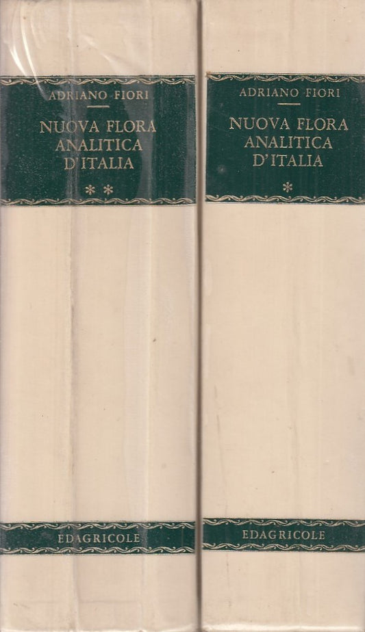 LZ- NUOVA FLORA ANALITICA D'ITALIA (2 VOL)- FIORI- EDAGRICOLE--- 1974- C- YFS728