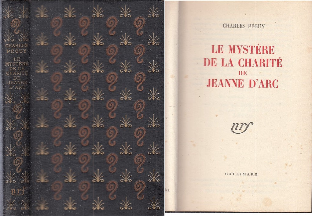 LS- MYSTERE DE LA CHARITE' DE JEANNE D'ARC- PEGUY- GALLIMARD--- 1947- C - ZFS258