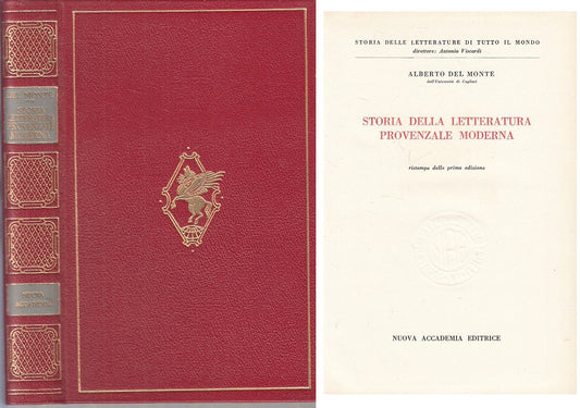 LS- STORIA LETTERATURA PROVENZALE MODERNA -- NUOVA ACCADEMIA--- 1963 - C - ZFS23