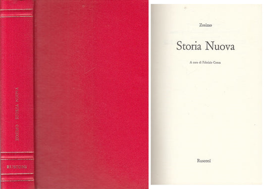 LS- STORIA NUOVA - ZOSIMO - RUSCONI - CLASSICI STORIA - 1a ED.- 1977 - C - ZFS24