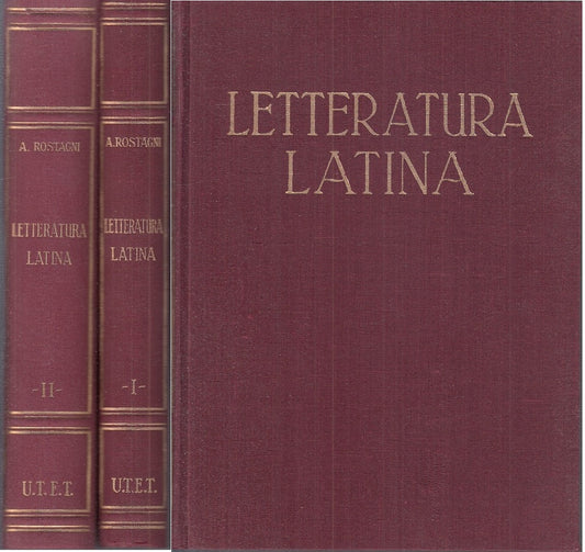 LS - STORIA DELLA LETTERATURA LATINA. 2 VOL - ROSTAGNI- UTET--- 1949- C - YFS736