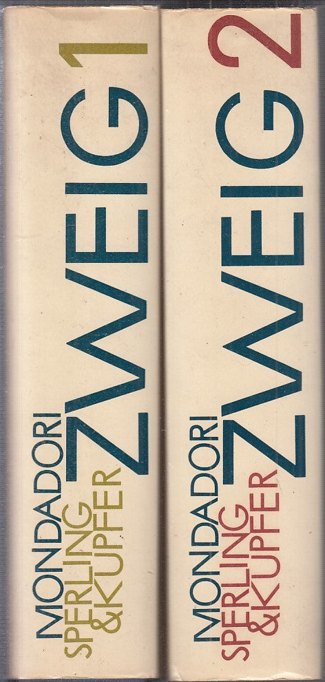 LZ- ZWEIG.OPERE SCELTE 2 VOL.-- MONDADORI+SPERLING & KUPFER--- 1961- CS - YFS734