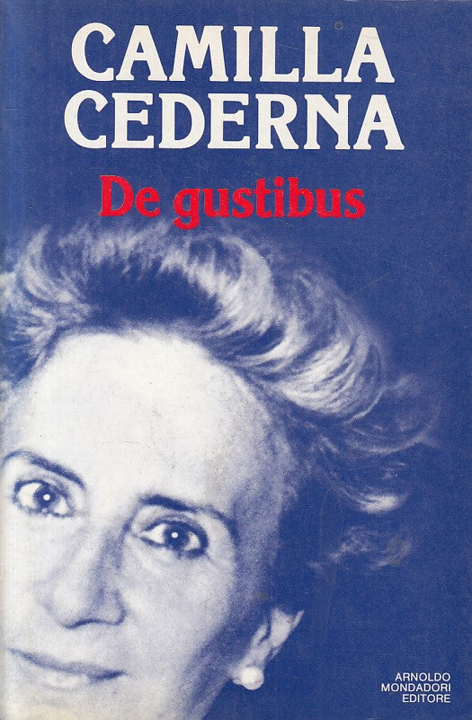 LS- DE GUSTIBUS - CEDERNA - MONDADORI - INGRANDIMENTI - 1a ED.- 1986 - B - ZFS53