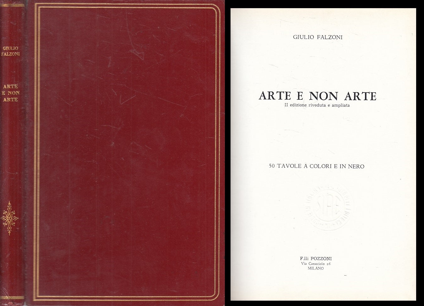 LS- ARTE E NON ARTE - GIULIO FALZONI - POZZONI --- 1964 - C - ZFS665