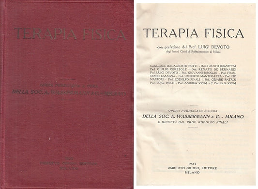 LZ- TERAPIA FISICA - AA.VV. - GRIONI --- 1925 - B - ZFS100