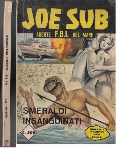 FP- JOE SUB N.58 AGENTE F.B.I. DEL MARE SMERALDI -- MAGA- 1967- B- MBX513