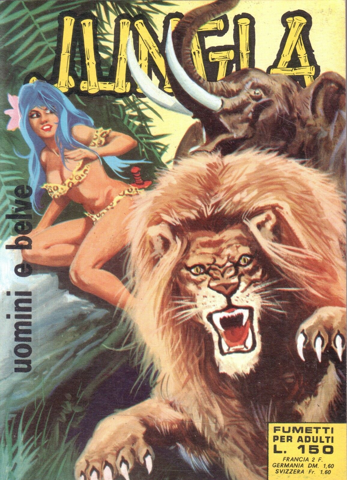 FP- JUNGLA N.16 DA MAGAZZINO DA RESA -- EDIZIONI ERREGI - 1969 - B - HK