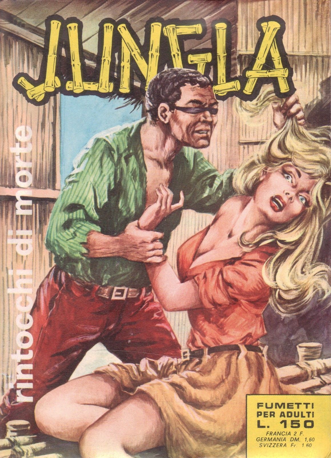 FP- JUNGLA N.23 DA MAGAZZINO DA RESA -- EDIZIONI ERREGI - 1969 - B - HK