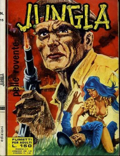 FP- JUNGLA N.15 FUMETTO EROTICO -- ERREGI - 1969 - B - SBX