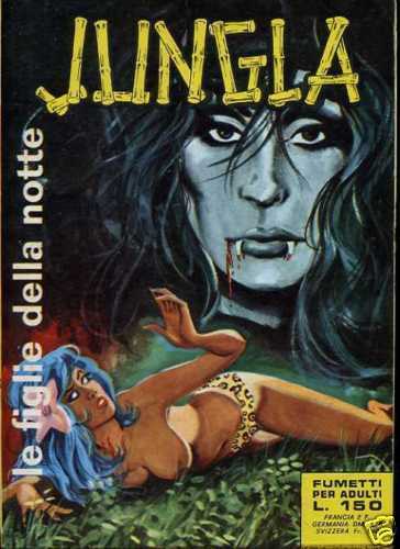 FP- JUNGLA N.21 FUMETTO EROTICO -- ERREGI - 1969 - B - SBX