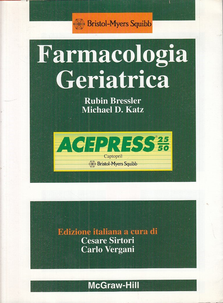 LQ- FARMACOLOGIA GERIATRICA- RUBIN BRESSLER - MCGRAW HILL --- 1994 - BS - YFS740