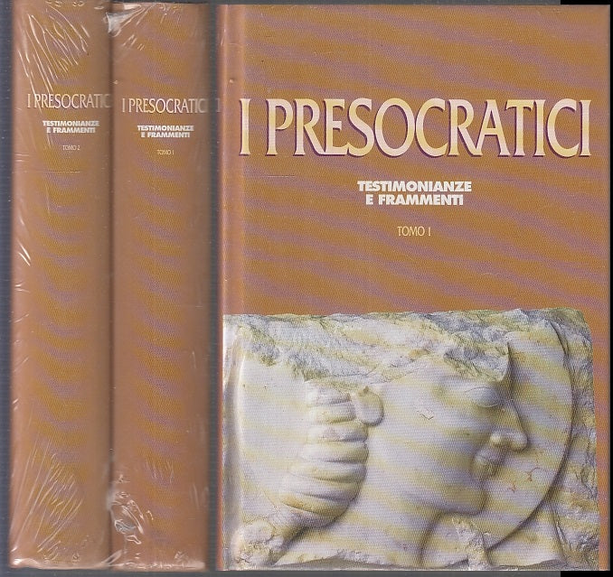 LS- I PRESOCRATICI TESTIMONIANZE E FRAMMENTI 2 TOMI NUOVI ----- 2000 - CS- XFS47