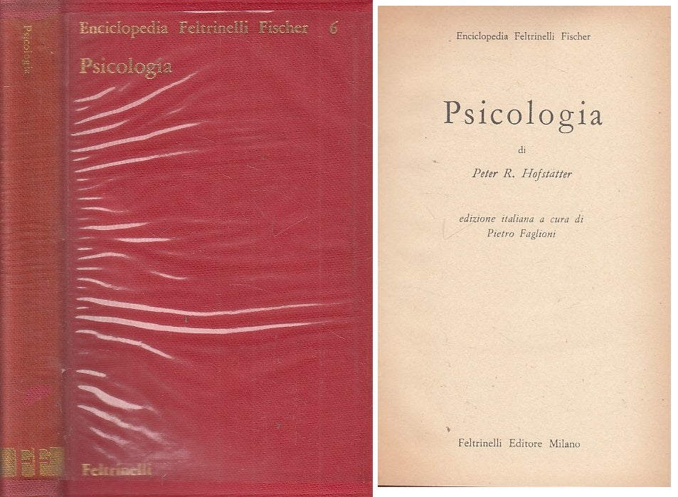 LS- PSICOLOGIA -- FELTRINELLI - ENCICLOPEDIA FISCHER -- 1964 - BS - ZFS202