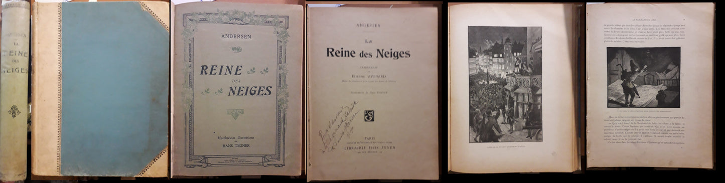 LB- REINE DES NEIGES ILL. HANS TEGNER - ANDERSEN- FELIX JUVEN--- 1900- C- YFS758