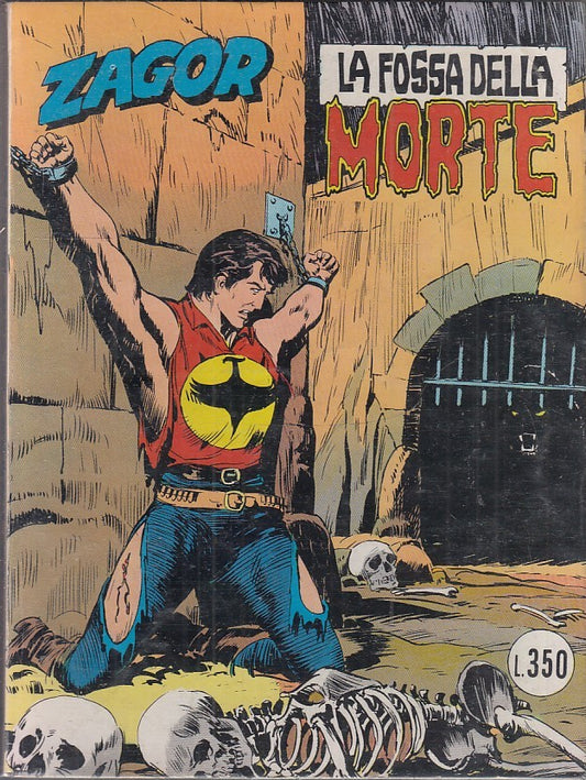 FB- ZENITH ZAGOR N.178 ORIGINALE LA FOSSA DELLA MORTE -- BONELLI - 1976 - B- SBX