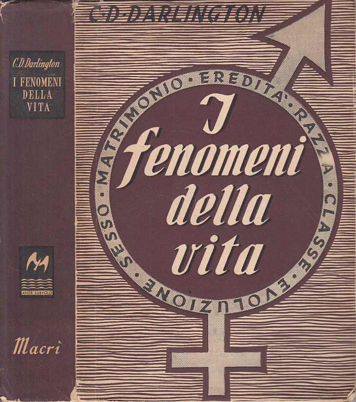 LS- I FENOMENI DELLA VITA - DARLINGTON - MACRI --- 1952 - BS - ZFS201