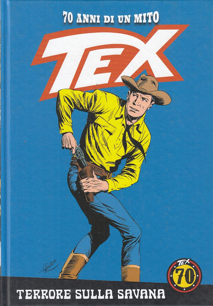 FB- 70 ANNI DI UN MITO TEX N.101 TERRORE SAVANA FIGURINE -- GdS - 2019 - C - TBX