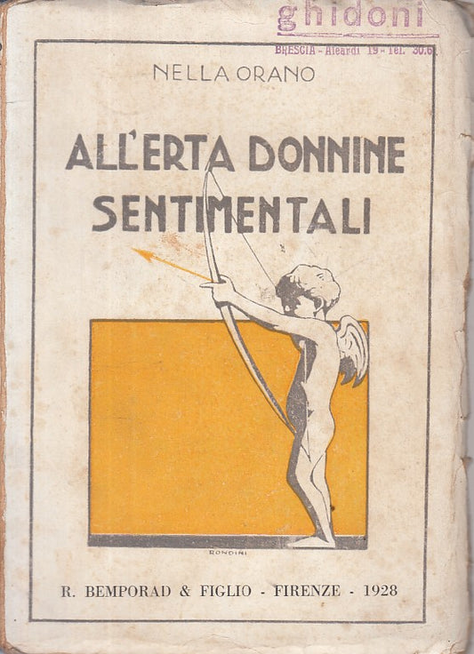 LS- ALL'ERTA DONNINE SENTIMANTALI - ORANO - BEMPORAD --- 1928 - B - YFS496