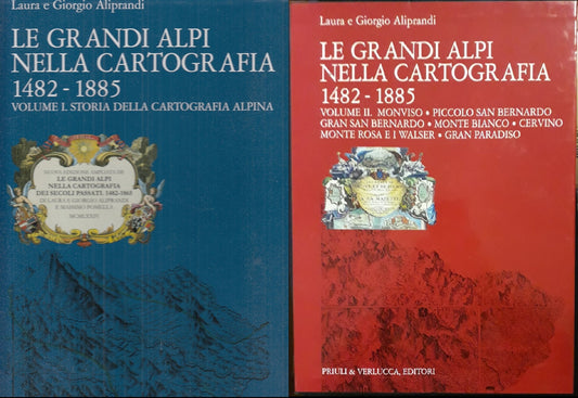 LS- LE GRANDI ALPI NELLA CARTOGRAFIA 2 VOLUMI - ALIPRANDI ---- 2005 - CS- YFS826