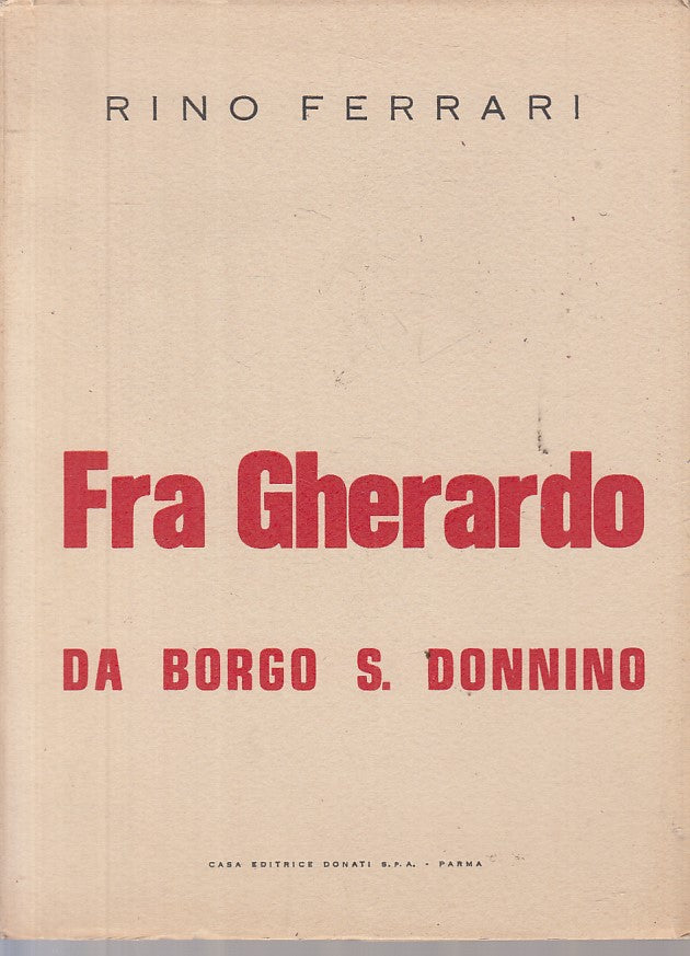 LD- FRA GHERARDO DA BORGO S. DONNINO - FERRARI - DONATI --- 1958 - B - ZFS73