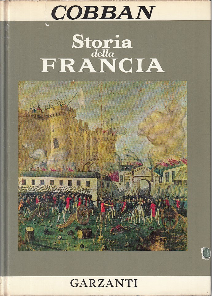 LS- STORIA DELLA FRANCIA 1715/1965 - COBBAN - GARZANTI --- 1967 - CS - ZFS233