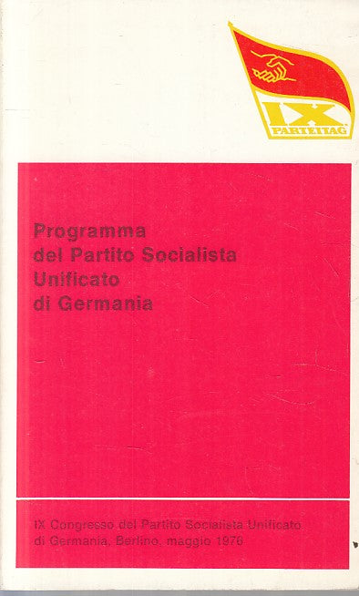 LS- PROGRAMMA PARTITO SOCIALISTA UNIFICATO GERMANIA-- DRESDEN--- 1976- B- ZFS221