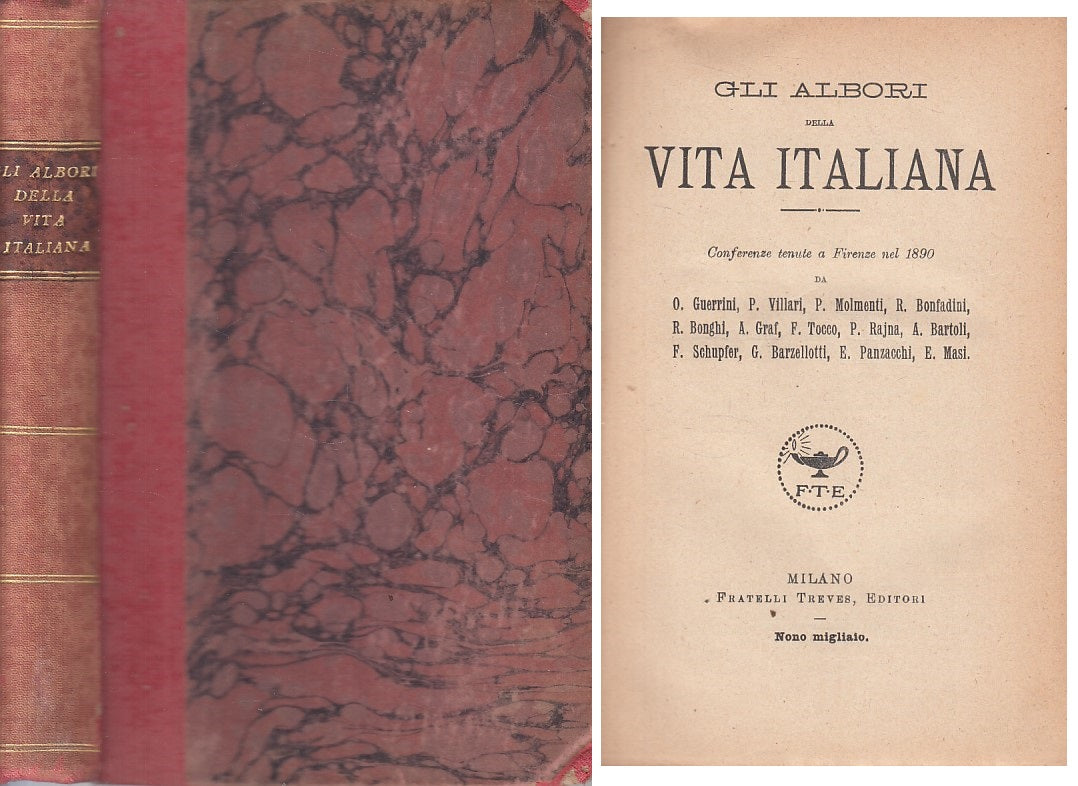 LS- GLI ALBORI DELLA VITA ITALIANA - AA.VV. - TREVES --- 1918 - C - ZFS224