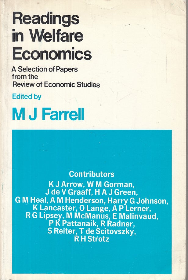 LZ- READINGS IN WELFARE ECONOMICS - FARRELL - PAPERMAC --- 1973 - B - YFS583