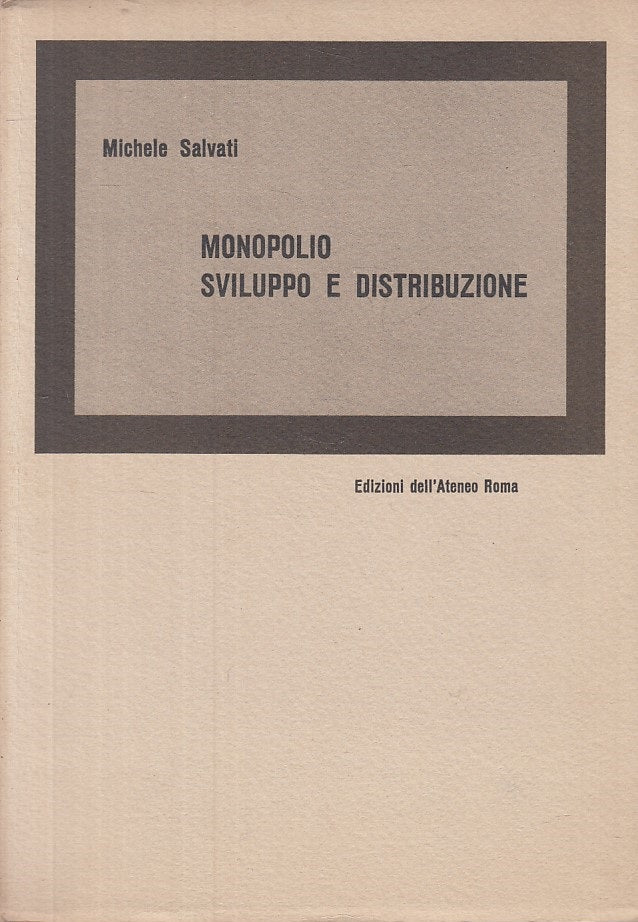 LZ- MONOPOLIO SVILUPPO DISTRIBUZIONE - SALVATI- DELL'ATENEO--- 1971 - B - YFS415