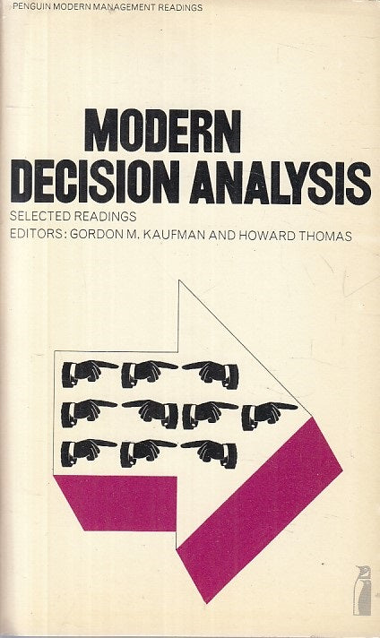 LZ- MODERN DECISION ANALYSIS - KAUFMAN THOMAS - PENGUIN --- 1977 - B - YFS415